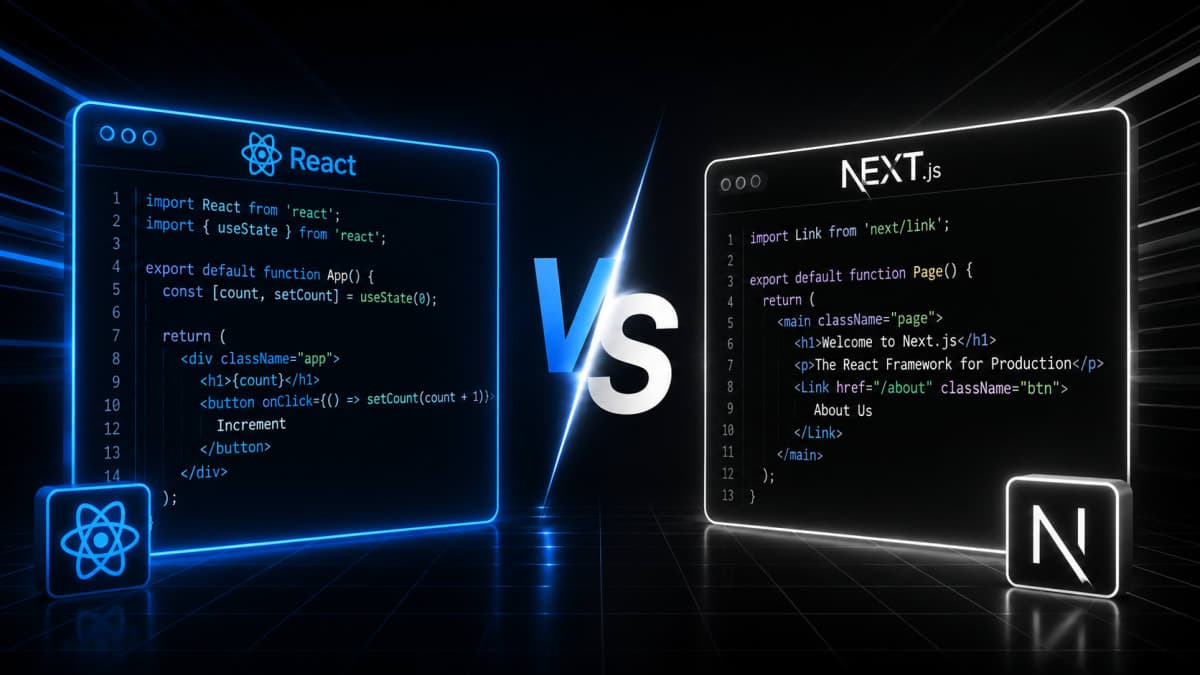 React vs Next.js: What's Actually Different and When to Use Which