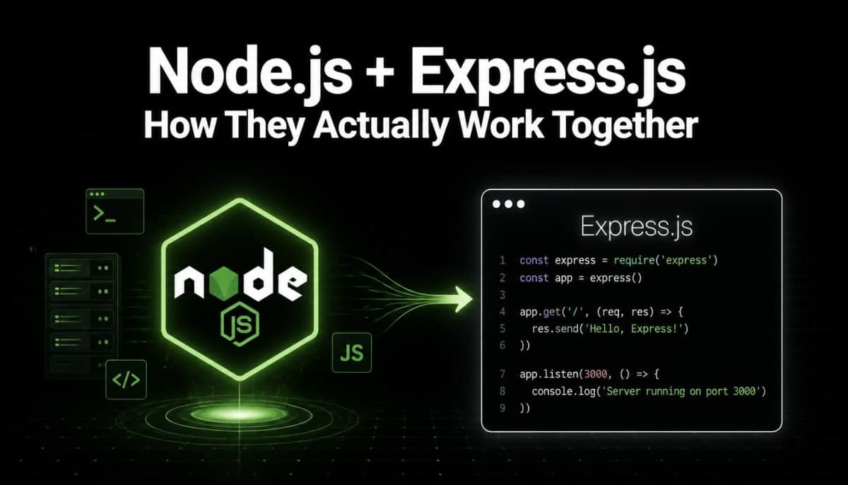 Node.js and Express.js - What They Are, How They Differ, and How They Work Together