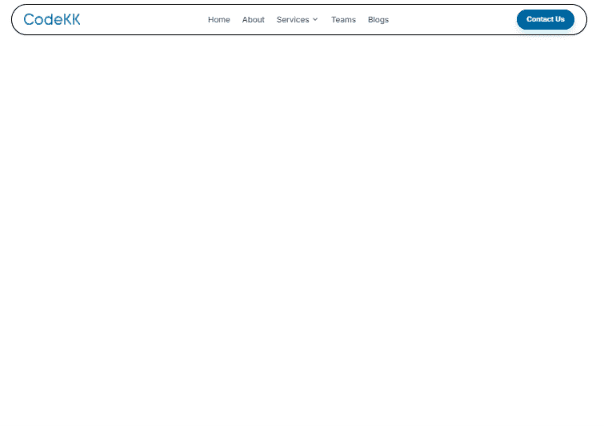 Floating Navbar with Dropdown Menu React Tailwind CSS