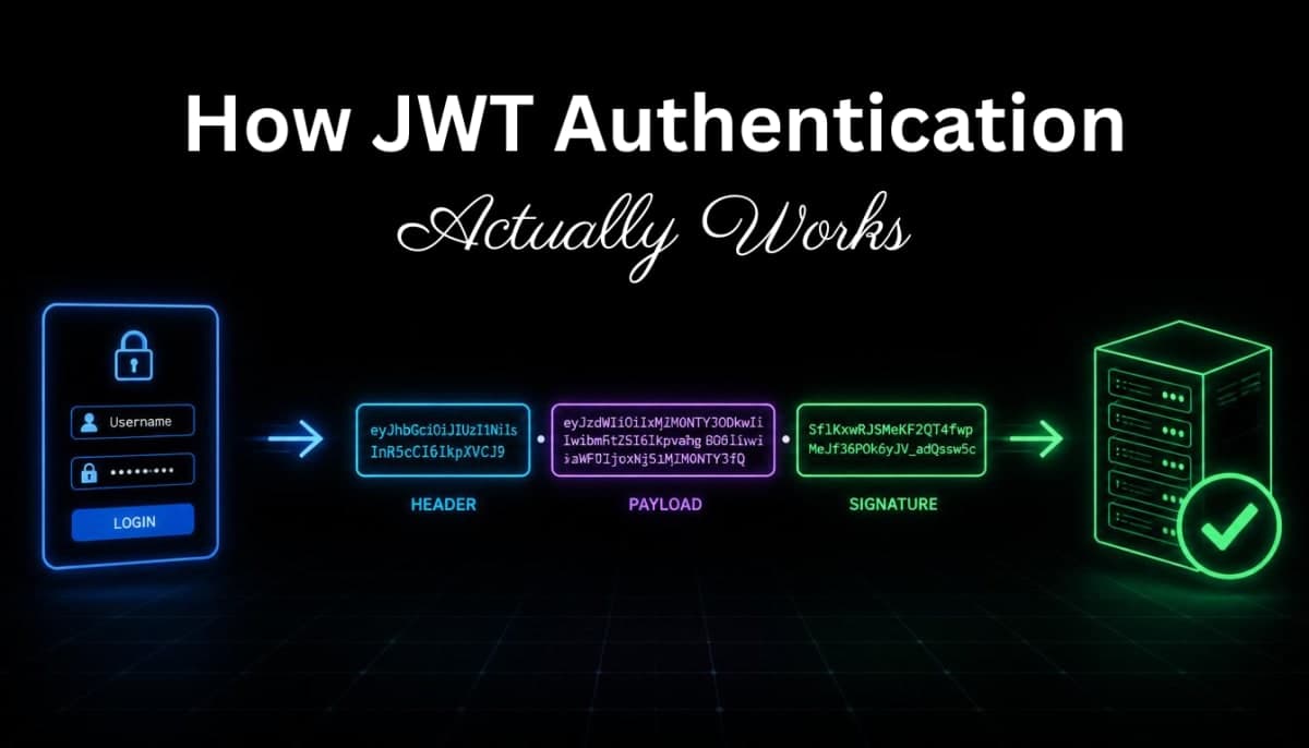 How JWT Authentication Actually Works - Explained Properly