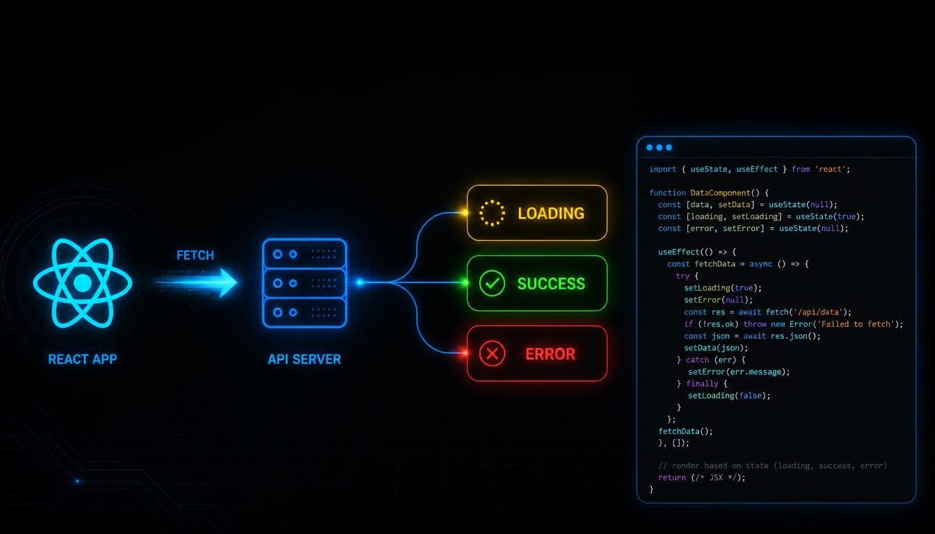 How to Fetch Data in React - A Complete Guide with Loading, Error, and Abort