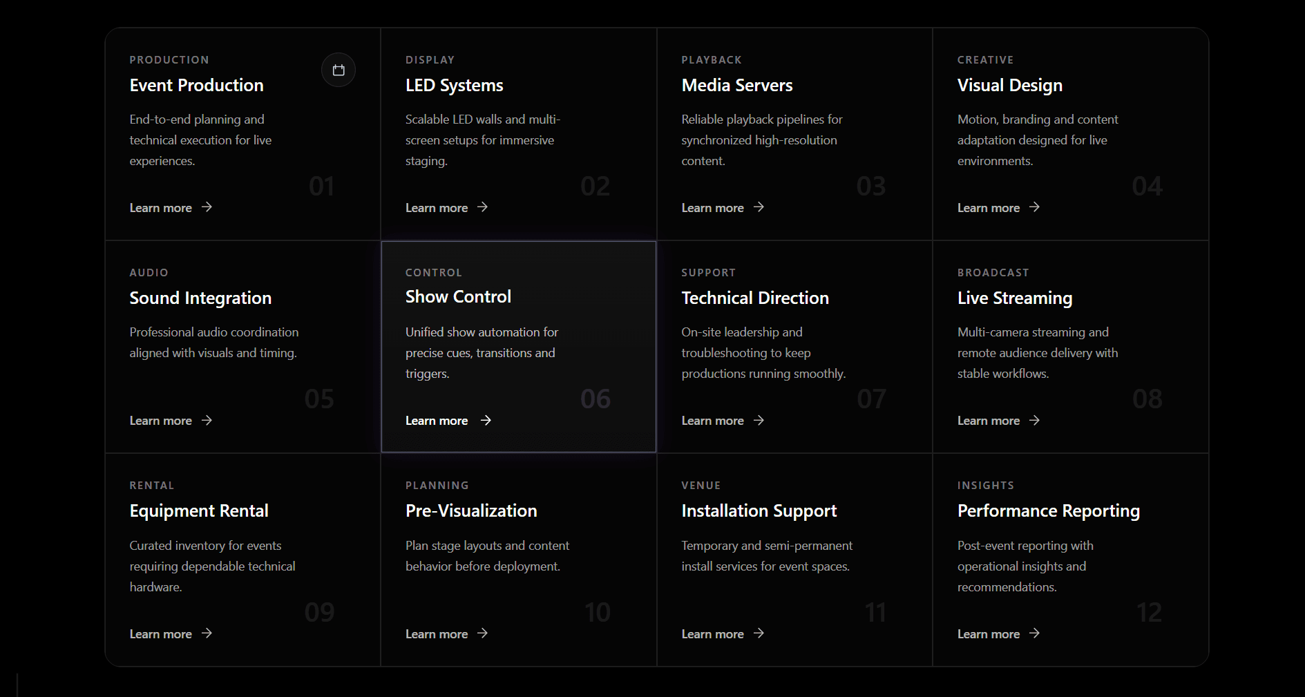 Animated Cards Grid Component - Next.js Tailwind CSS