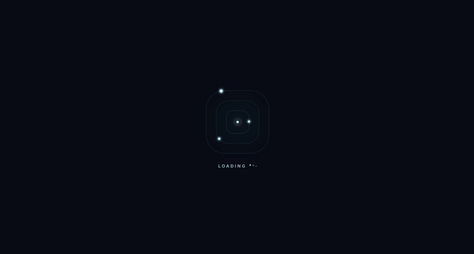 Orbit Frame Loader - React Loading Animation